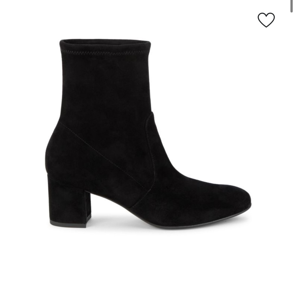 Stuart Weitzman Black Suede Boots size 7